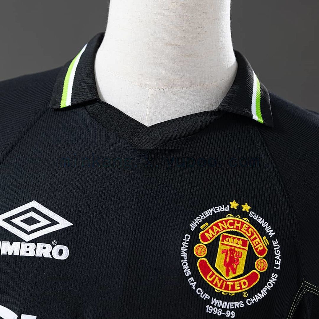 M-U 98_99 2nd Away (Champions League Edition) Long Sleeve Retro Jersey S-XXL 6