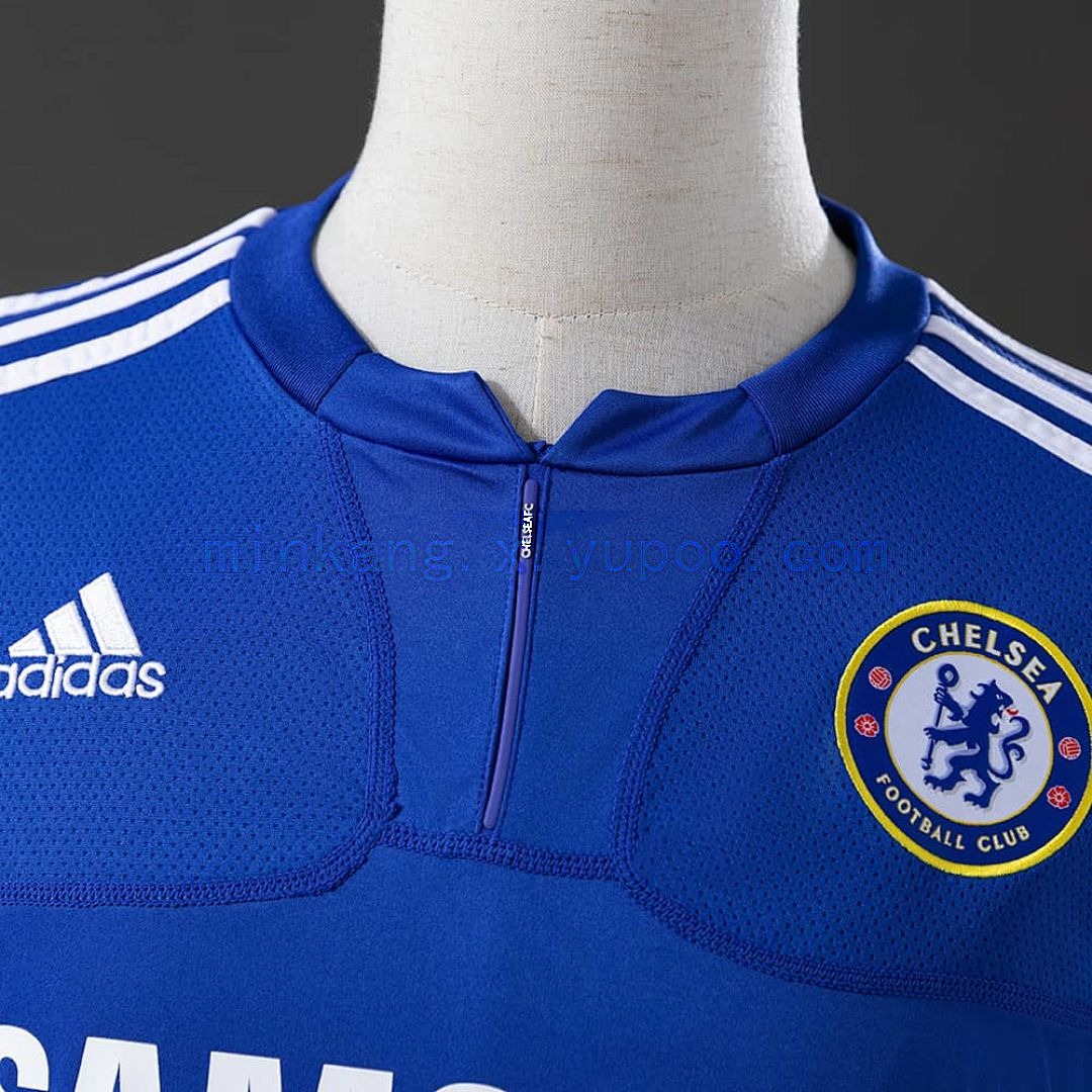 Chelsea 09_10 Home Long Sleeve Retro Jersey S-XXL 7