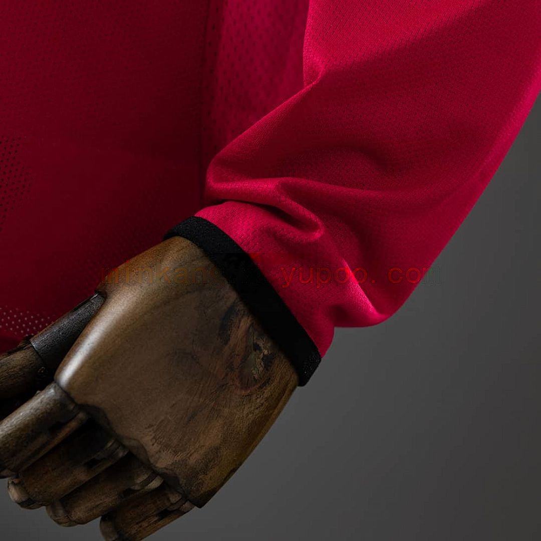M-U 04_06 Home Long Sleeve Retro Jersey S-XXL 2