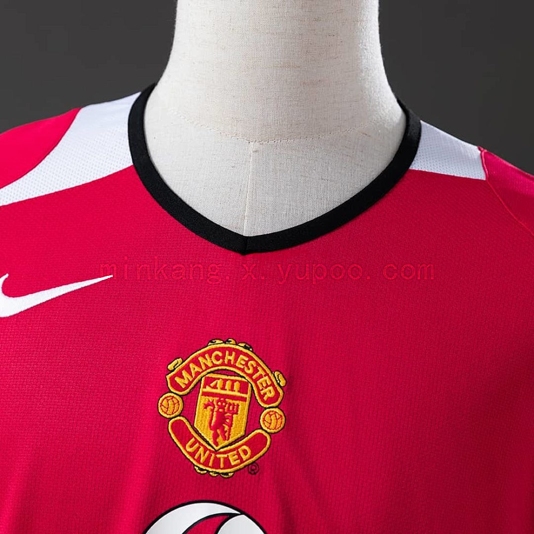 M-U 04_06 Home Long Sleeve Retro Jersey S-XXL 6