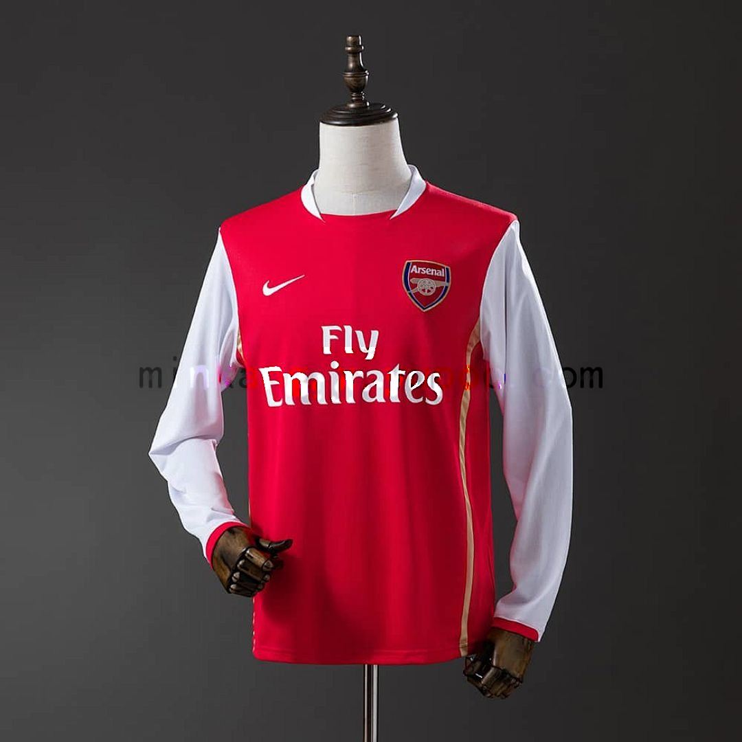 Arsenal 06_07 Home Long Sleeve Retro Jersey S-XXL