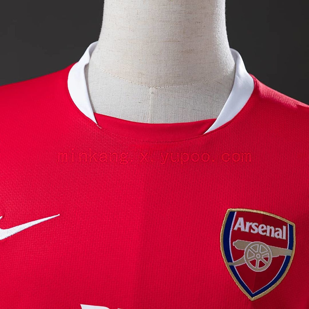 Arsenal 06_07 Home Long Sleeve Retro Jersey S-XXL 6
