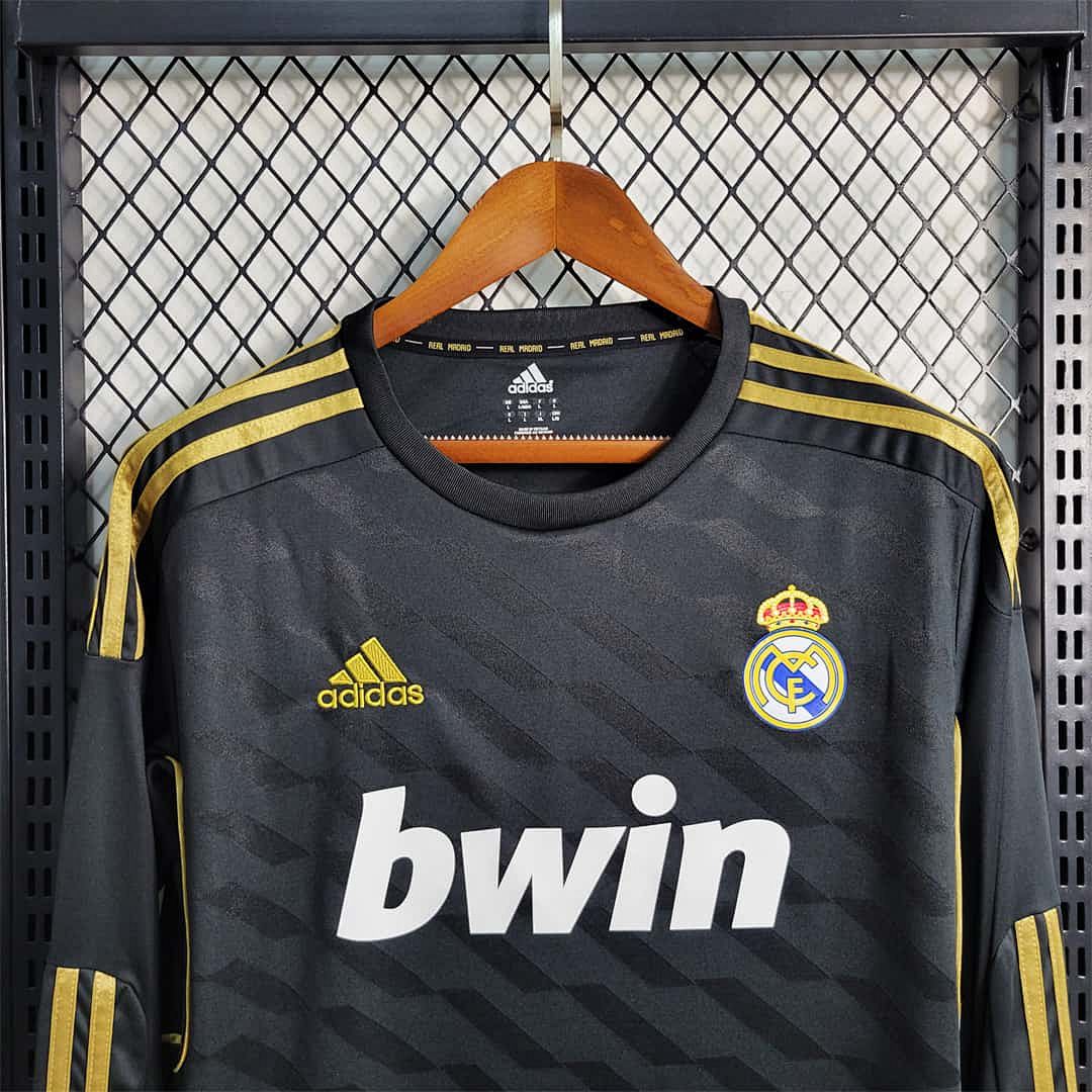 11-12 Real Madrid away black long sleeve 13