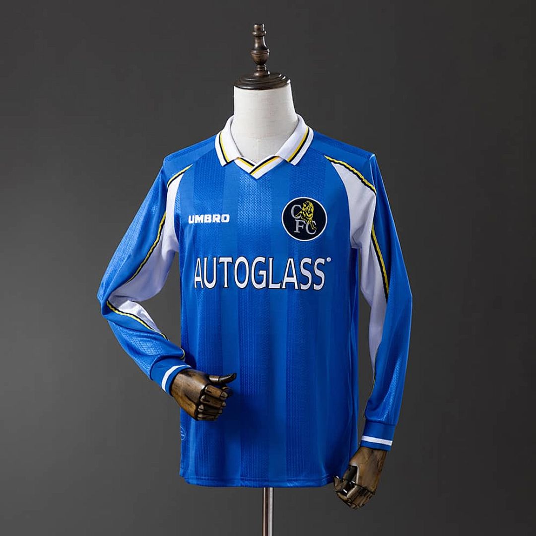 Chelsea 97_99 Home Long Sleeve Retro Jersey S-XXL