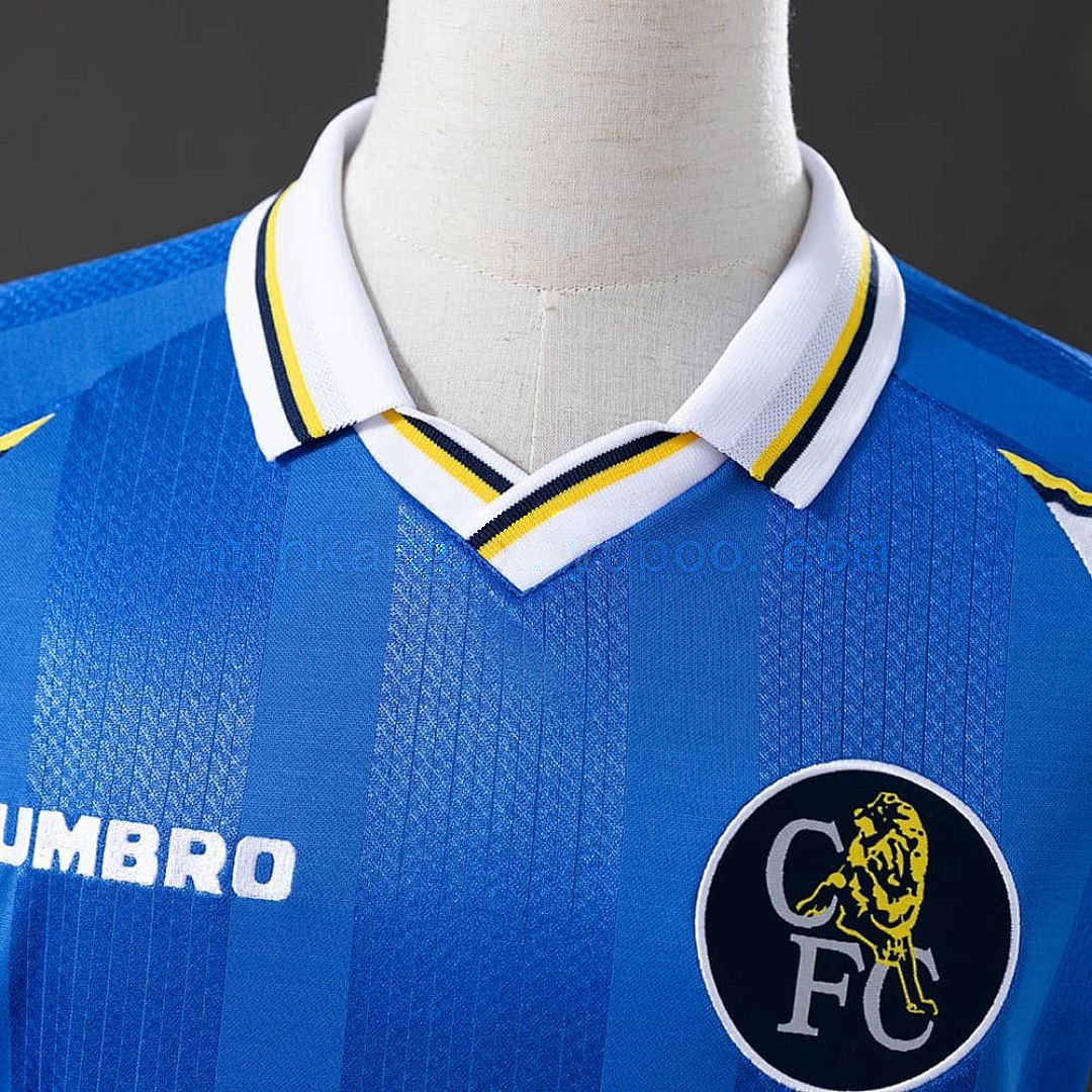 Chelsea 97_99 Home Long Sleeve Retro Jersey S-XXL 6