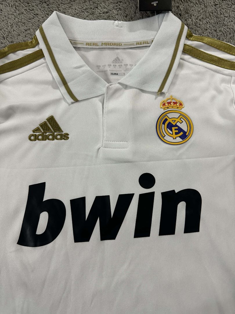 11-12 Retro Kids Real Madrid Home Kit 5