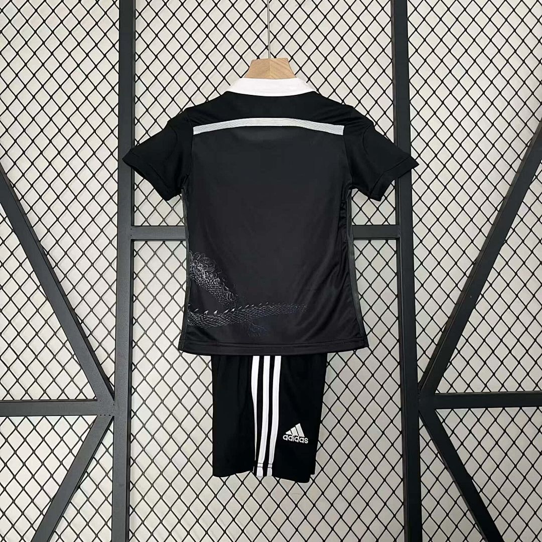 14-15 Retro Kids Real Madrid Second Away Kit 2