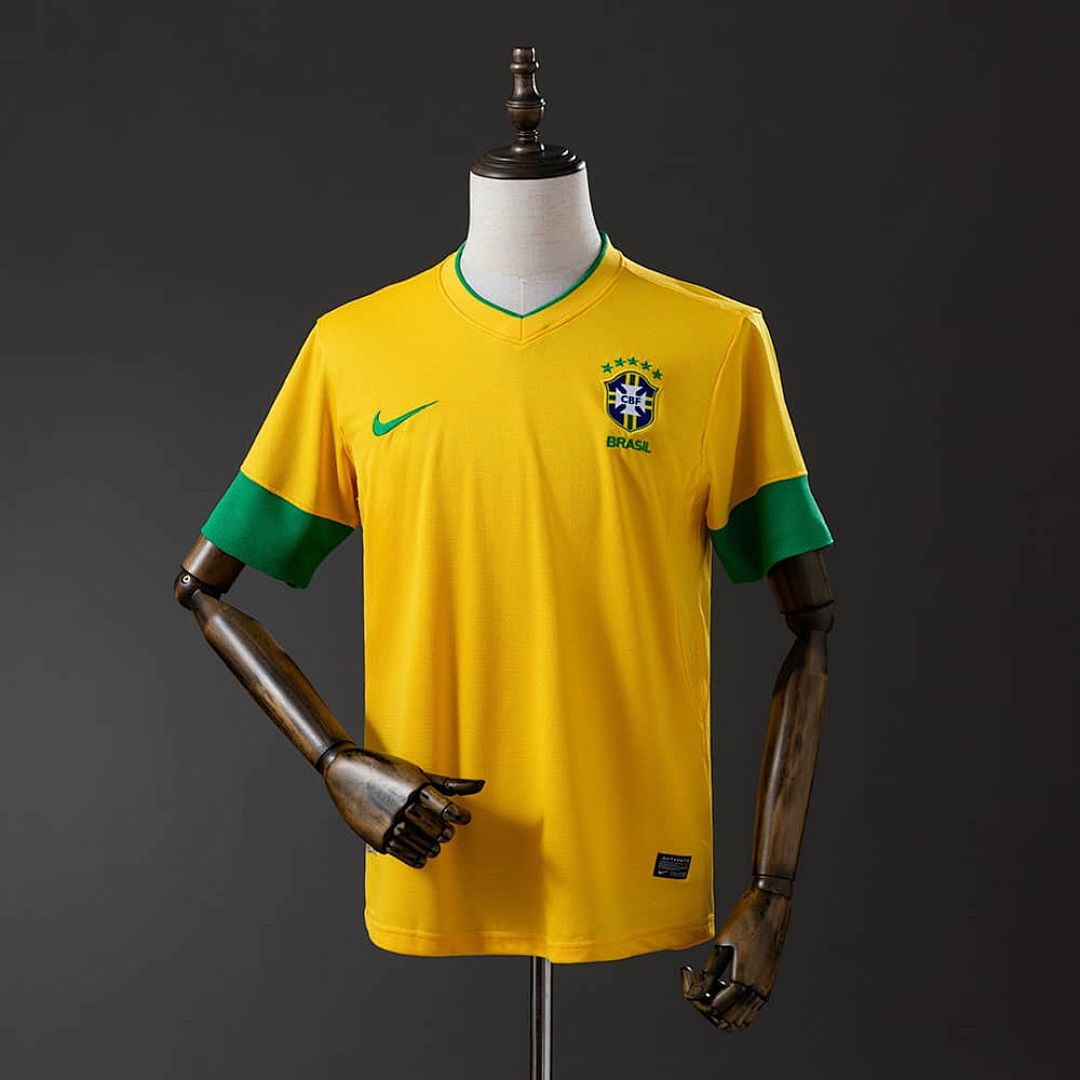Brazil 12_13 Home Retro Jersey S-XXL