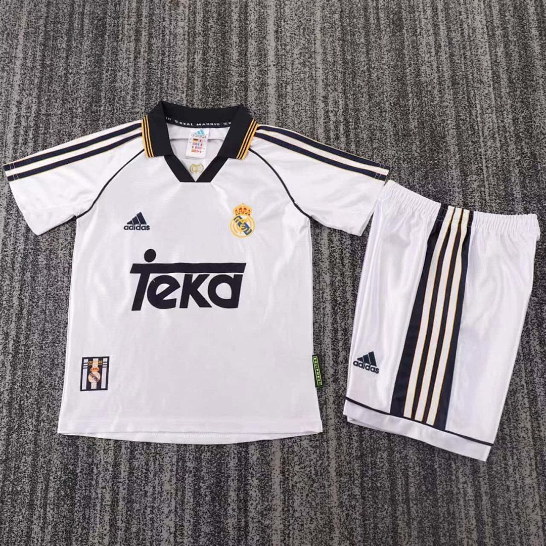 1998-00 Retro Kids Real Madrid Home Kit