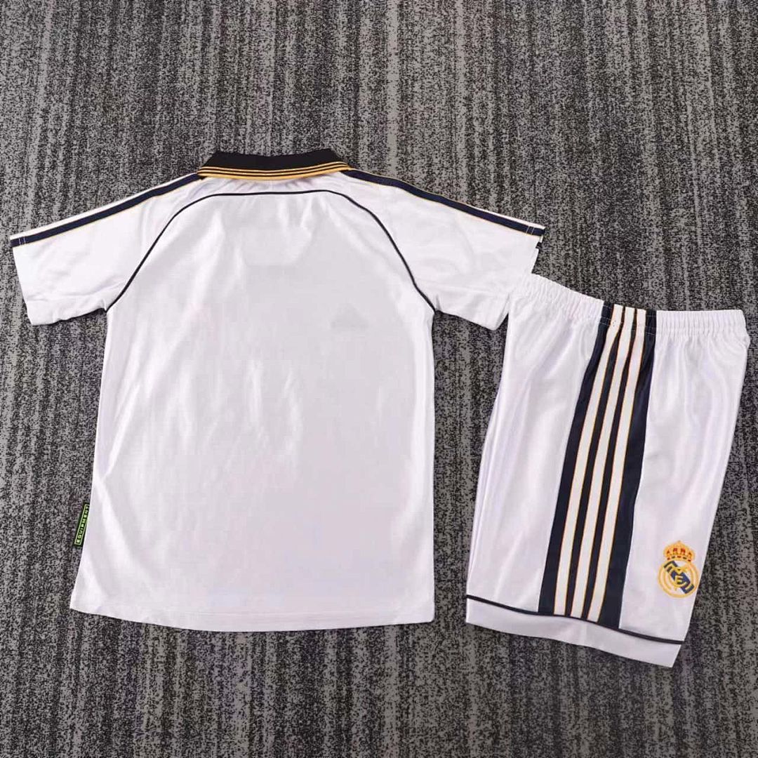 1998-00 Retro Kids Real Madrid Home Kit 2