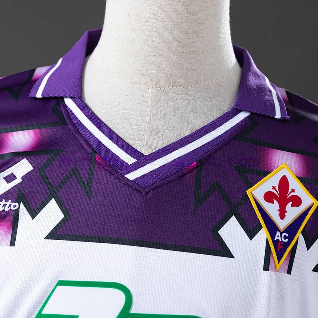 Fiorentina 92_93 Away Long Sleeve Retro Jersey S-XXL 6