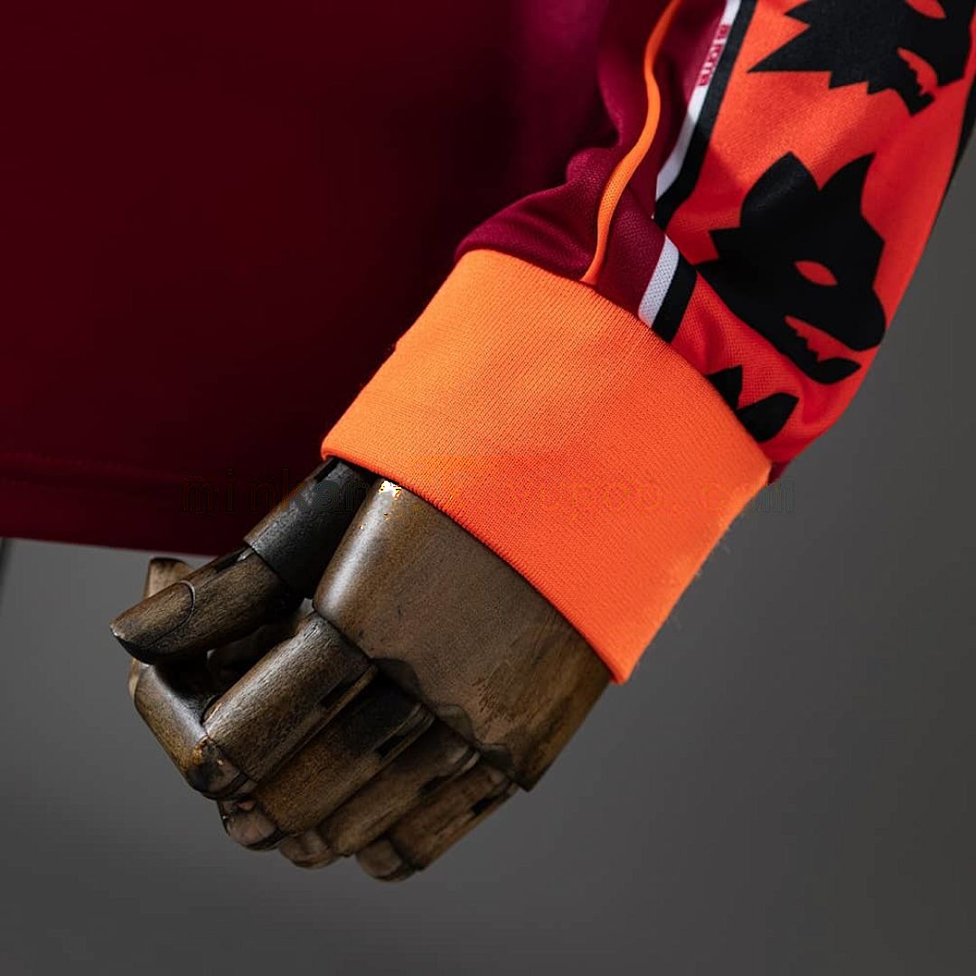 Roma 98_99 domicile manche longue rétro maillot S-XXL 2
