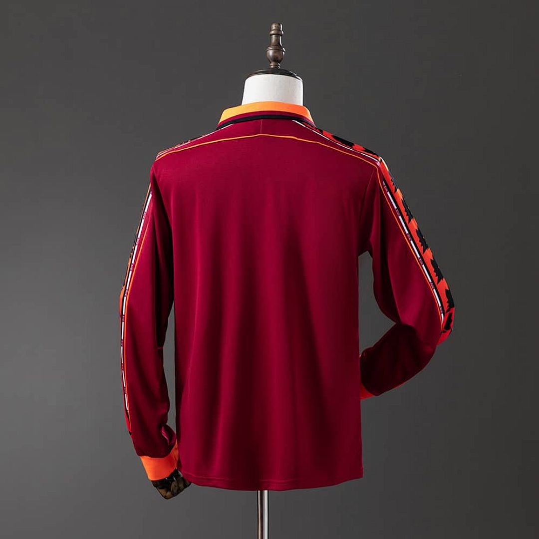Roma 98_99 domicile manche longue rétro maillot S-XXL 7