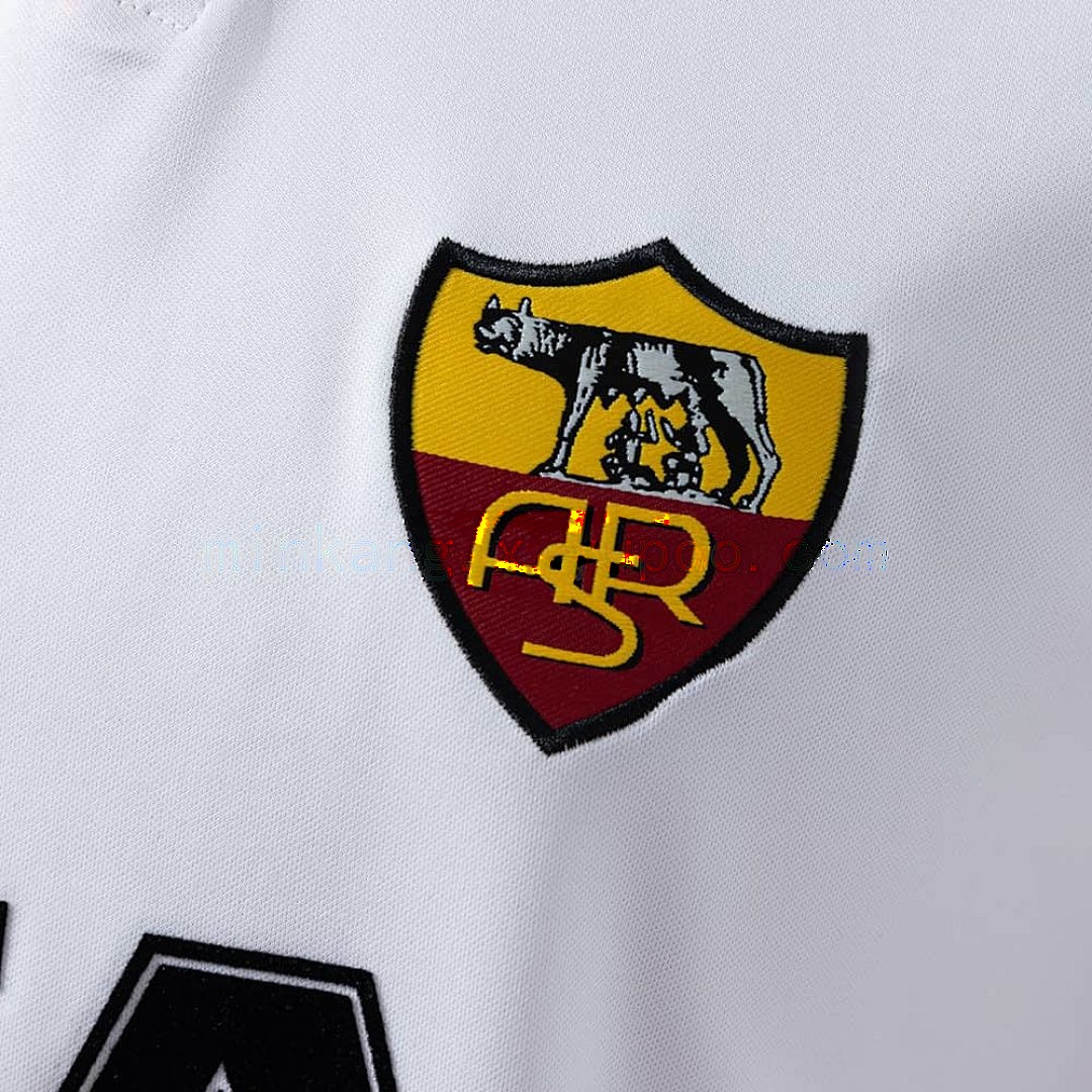 Roma 98_99 visitante manga larga retro camiseta S-XXL 4
