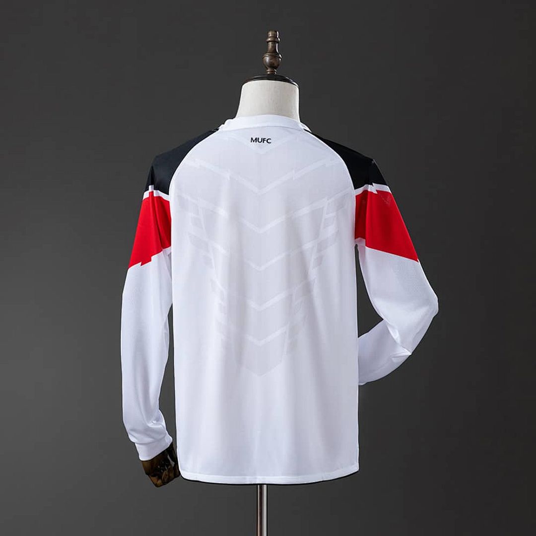 M-U 10_11 Away Long Sleeve Retro Jersey S-XXL 8