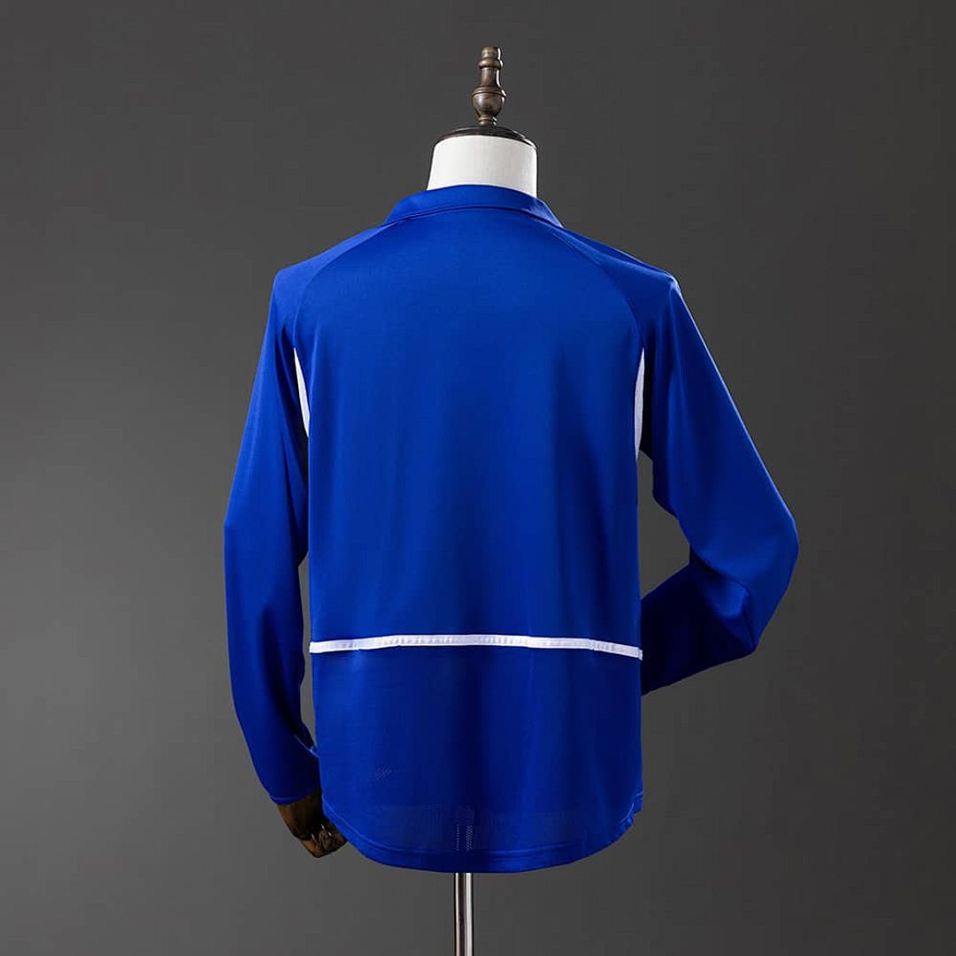 Brazil 2002 extérieur manche longue rétro maillot S-XXL 6