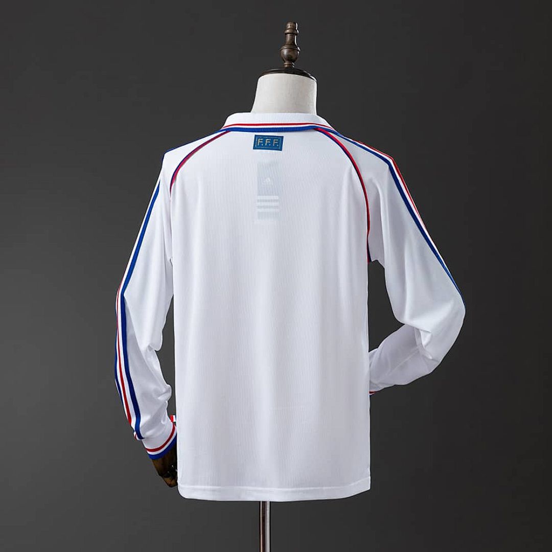 France 1998 Away Long Sleeve Retro Jersey S-XXL 7