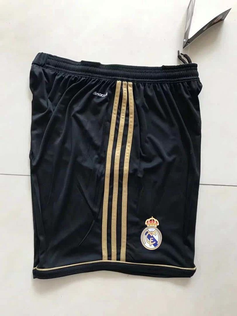 11-12 Real Madrid black shorts 2