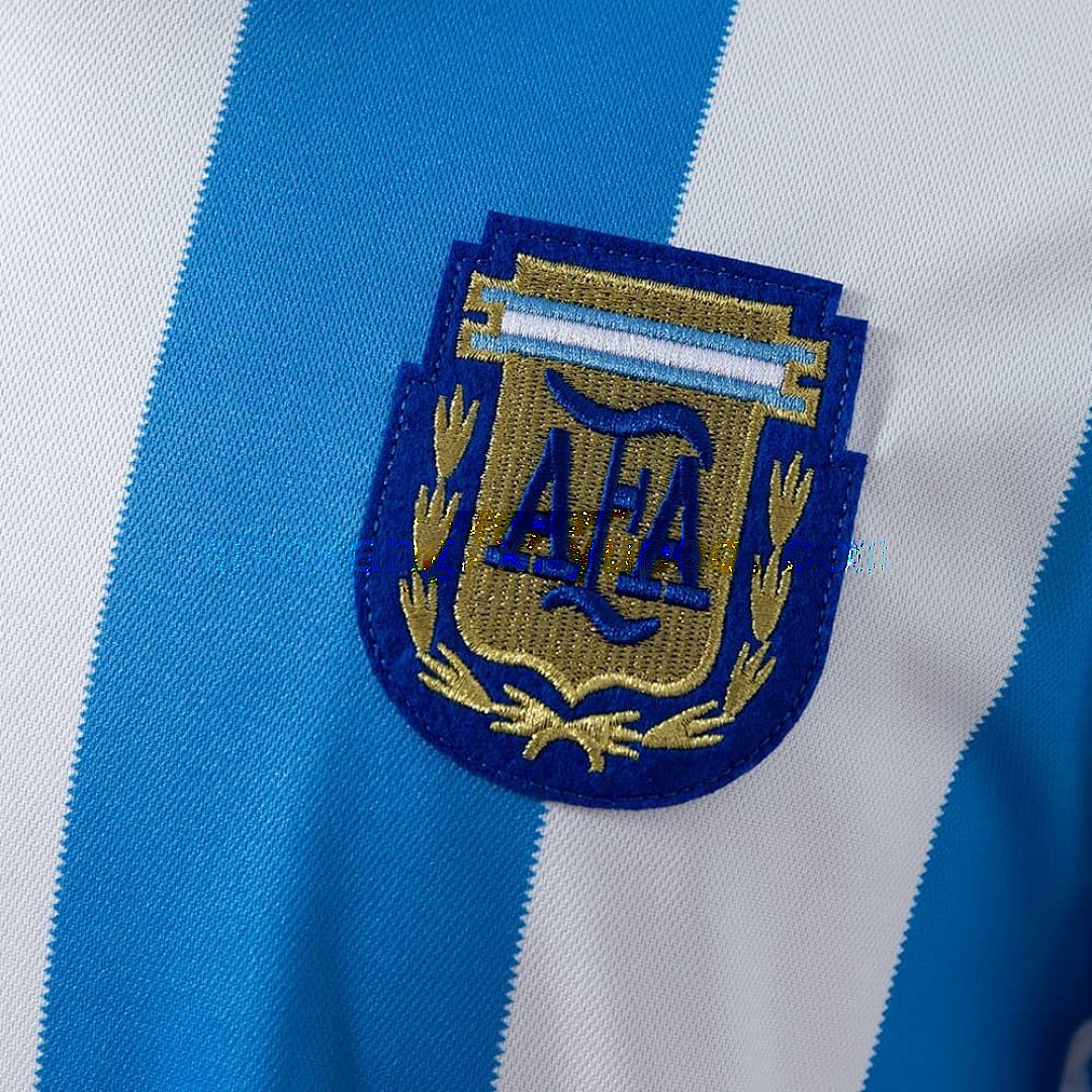Argentina 1986 Home Long Sleeve Retro Jersey S-XXL 4