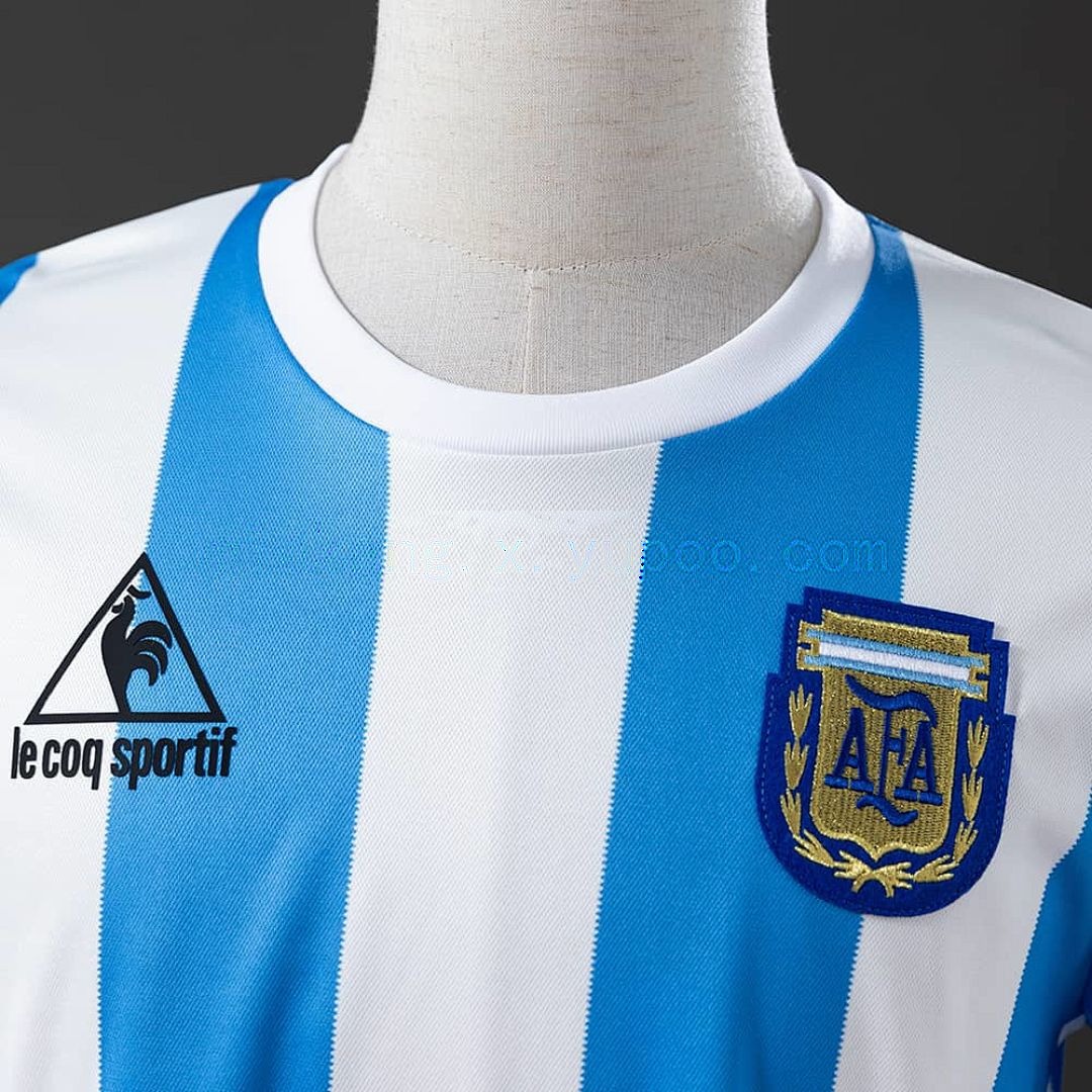 Argentina 1986 Home Long Sleeve Retro Jersey S-XXL 5