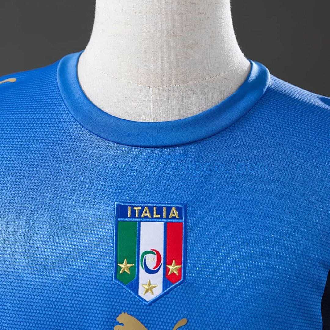 Italy 2006 domicile manche longue rétro maillot S-XXL 4