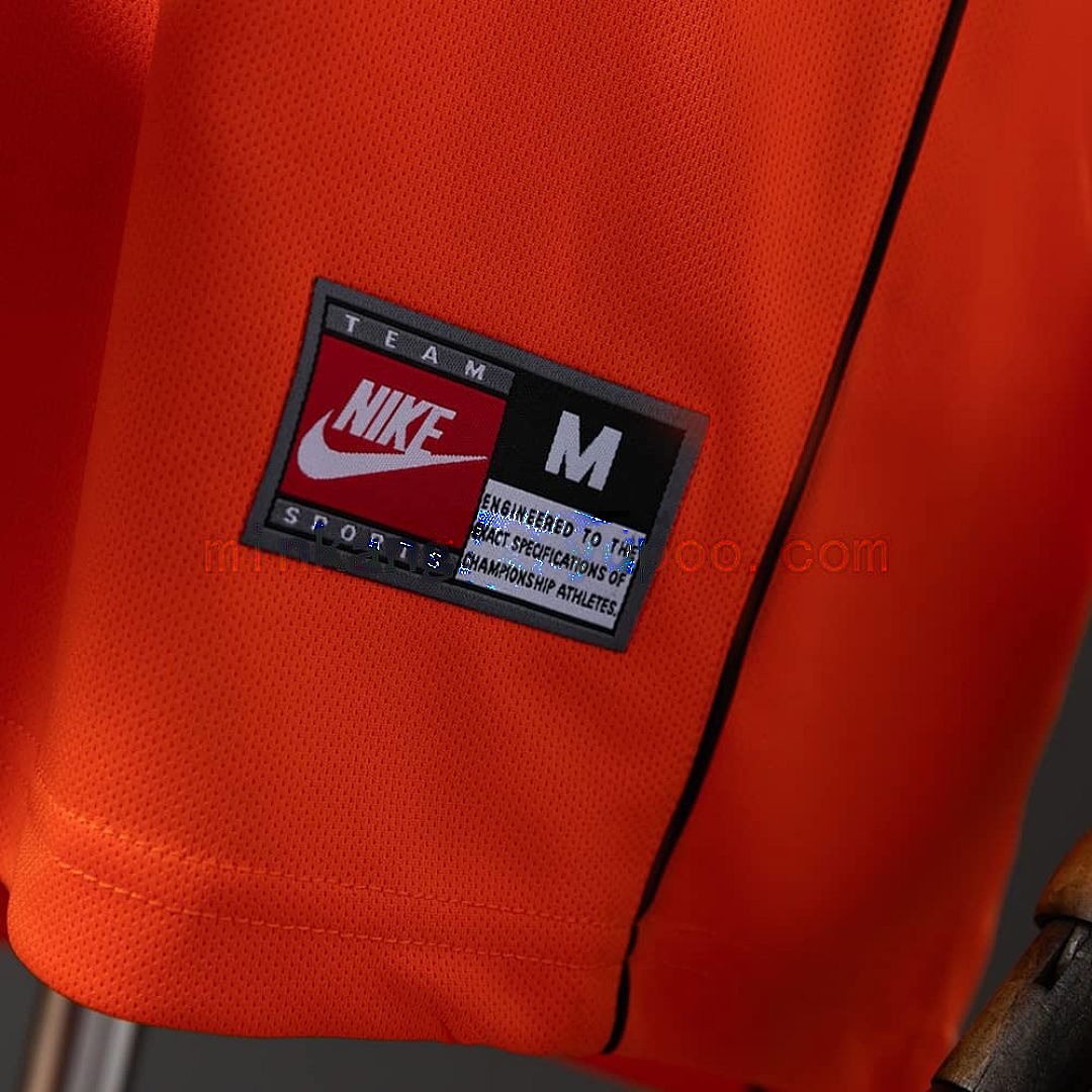 Netherlands 1998 Home Long Sleeve Retro Jersey S-XXL 2