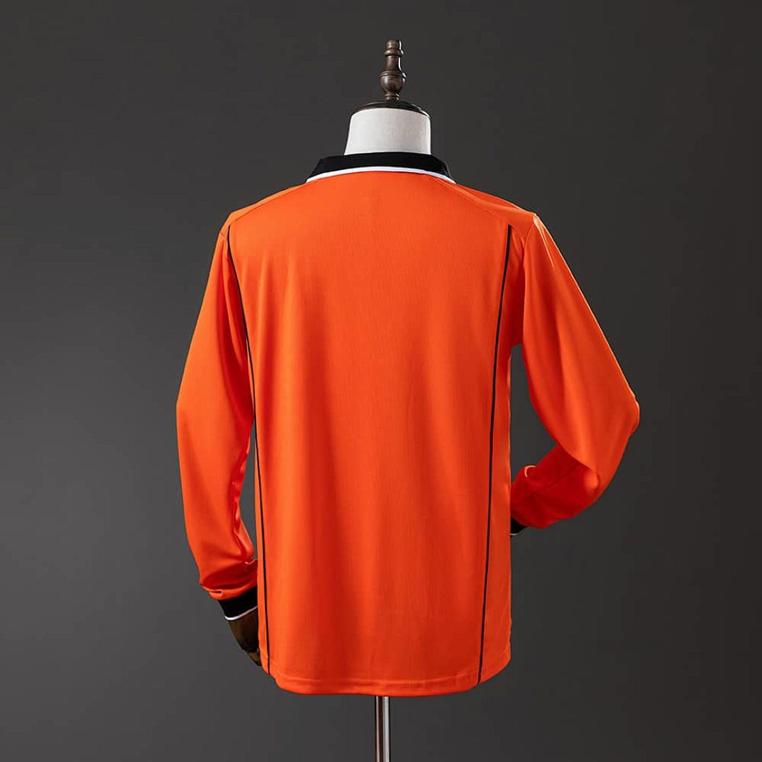 Netherlands 1998 Home Long Sleeve Retro Jersey S-XXL 7