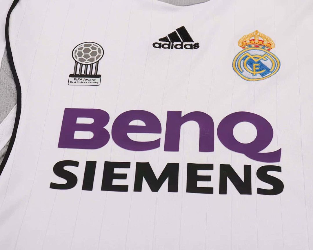 06-07 Retro Kids Real Madrid Home Kit 10