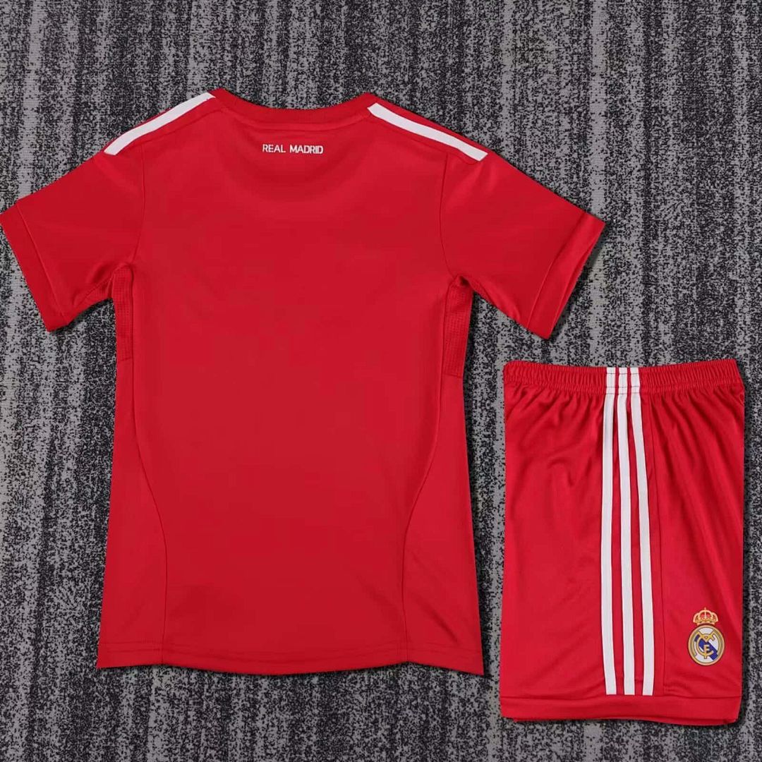 11-12 Retro Kids Real Madrid Second Away Kit 2