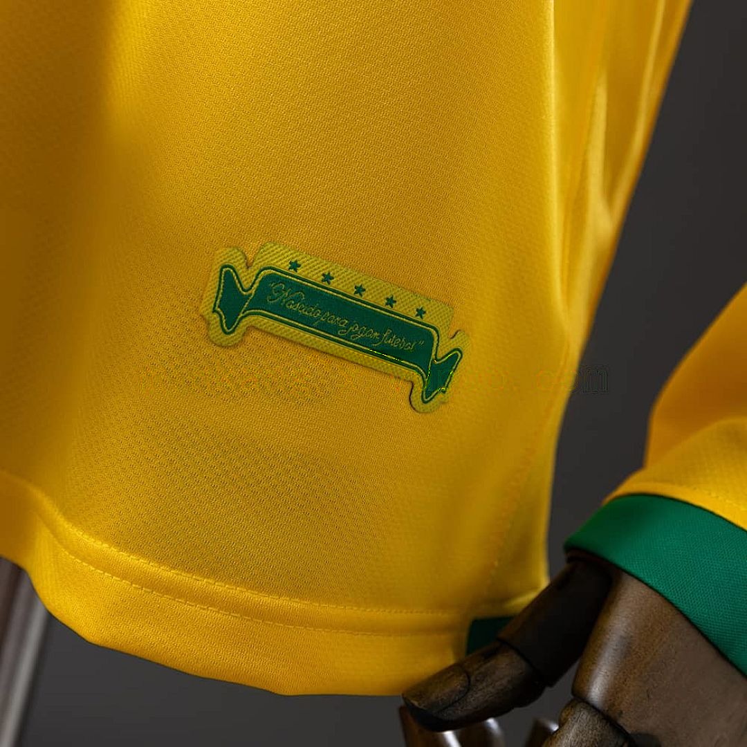 Brazil 2006 Home Long Sleeve Retro Jersey S-XXL 2