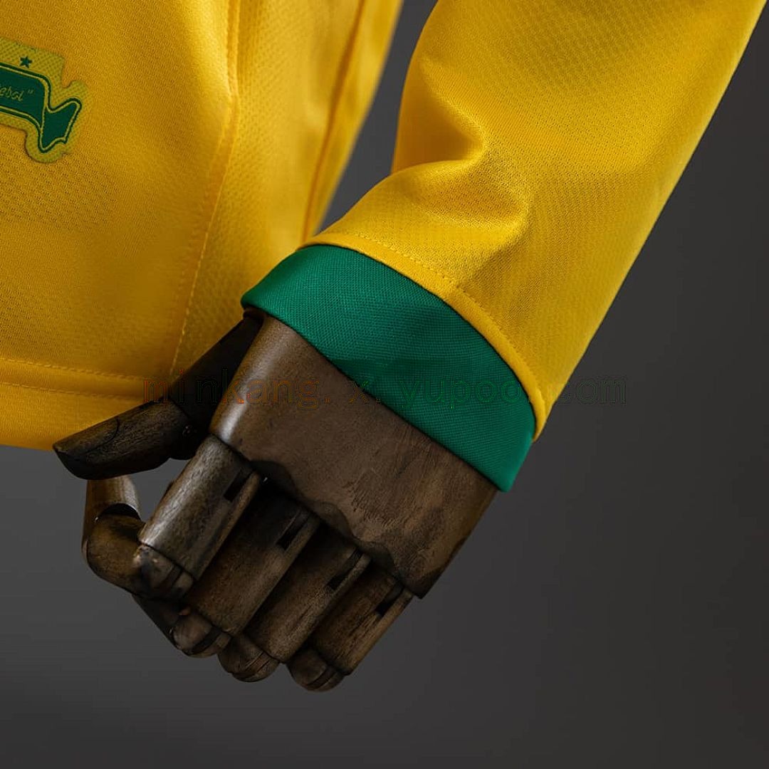 Brazil 2006 Home Long Sleeve Retro Jersey S-XXL 3