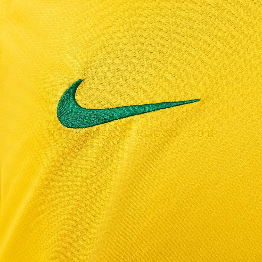 Brazil 2006 Home Long Sleeve Retro Jersey S-XXL 4