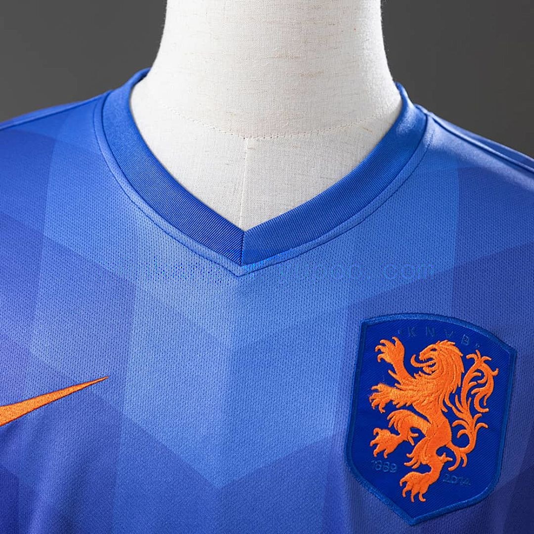 Netherlands 2014 Away Retro Jersey S-XXL 6