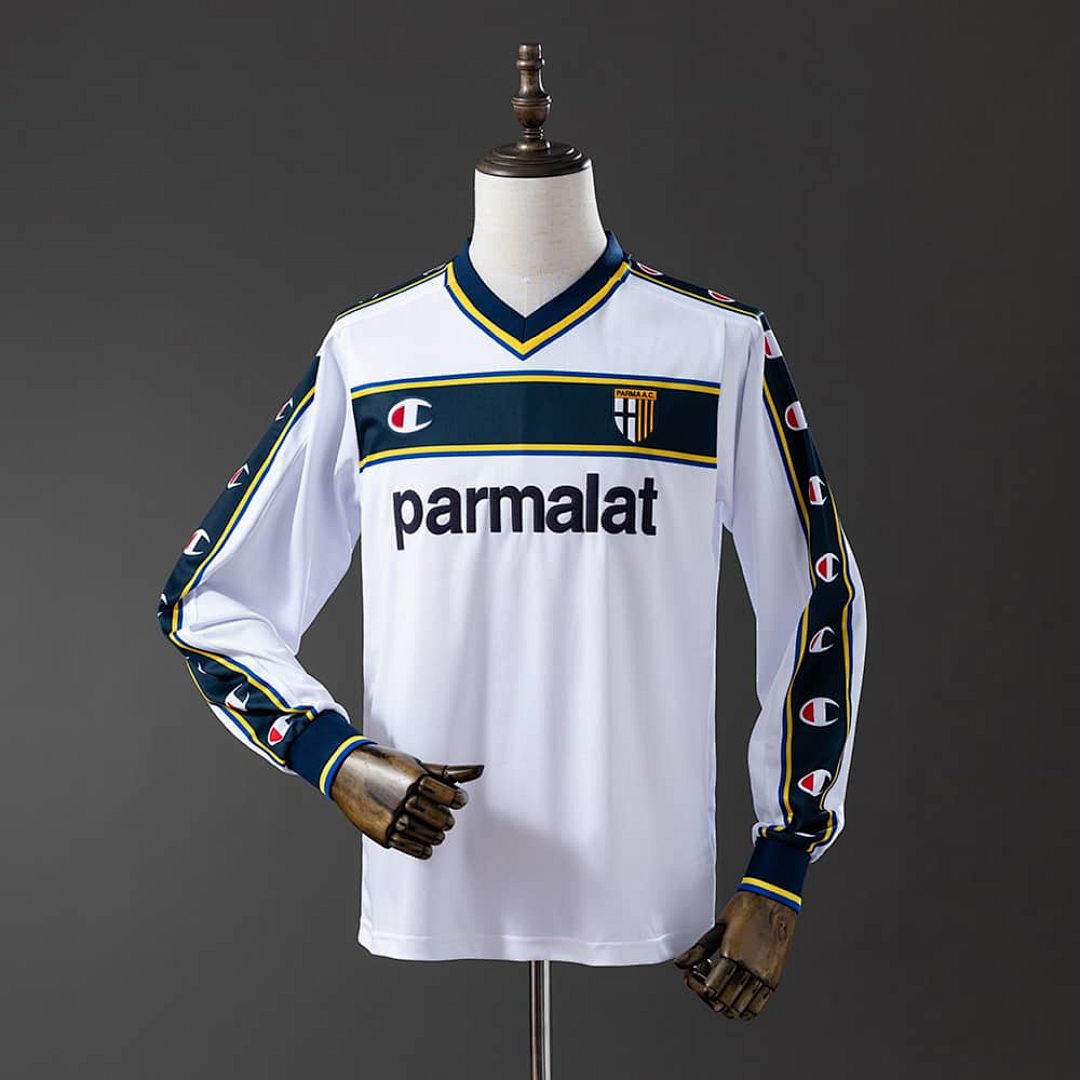 Parma Calcio 02_03 Away Long Sleeve Retro Jersey S-XXL