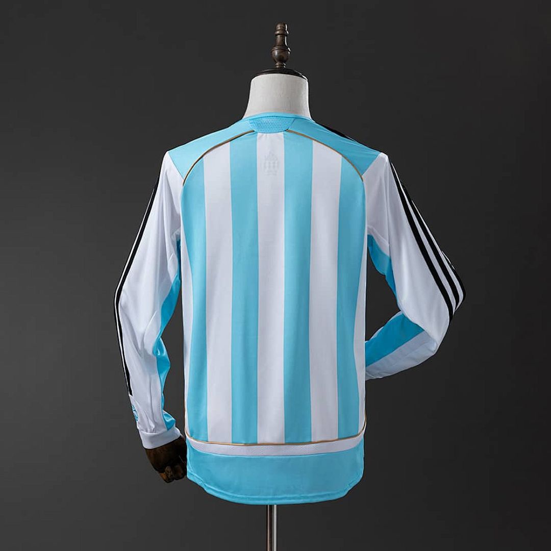 Argentina 2006 local manga larga retro camiseta S-XXL 7