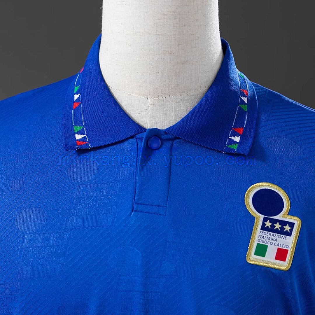 italy 1994 Home Long Sleeve Retro Jersey S-XXL 4