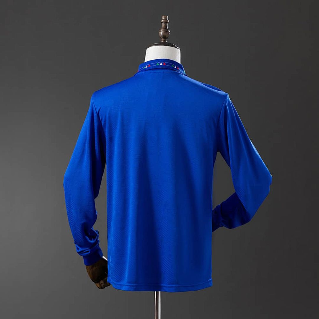 italy 1994 Home Long Sleeve Retro Jersey S-XXL 5