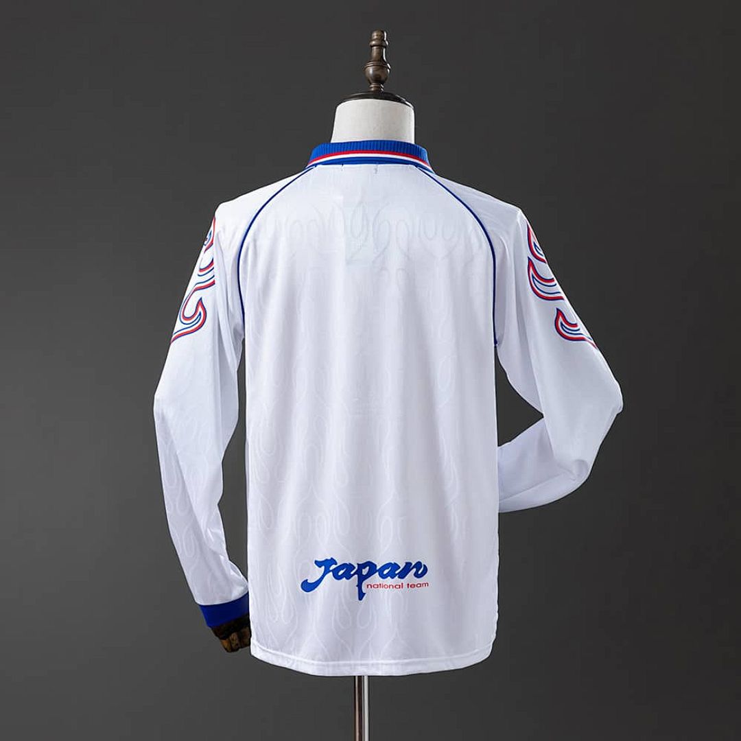 Japan 1998 visitante manga larga retro camiseta S-XXL 7