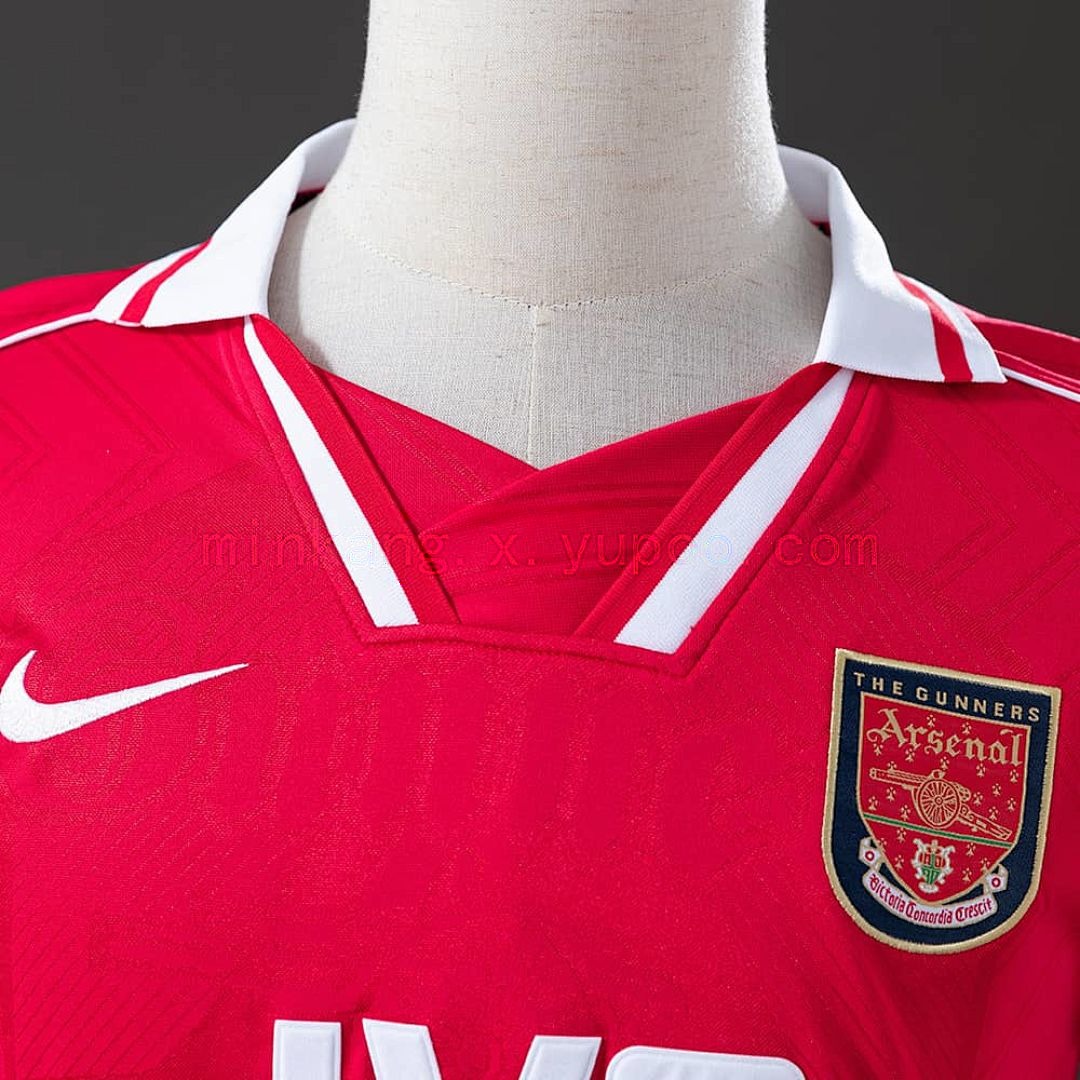 Arsenal 96_97 Home Long Sleeve Retro Jersey S-XXL 7