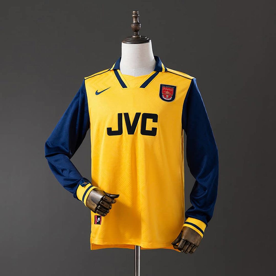Arsenal 96_97 Away Long Sleeve Retro Jersey S-XXL