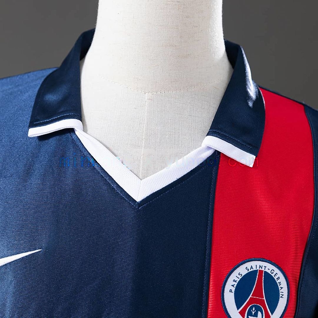 PSG 01_02 Home Long Sleeve Retro Jersey S-XXL 7