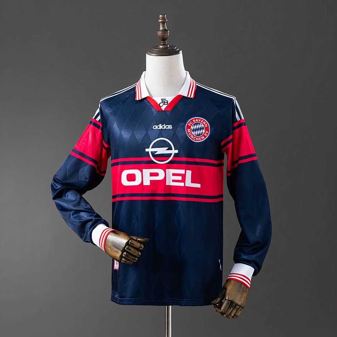 Bayern Munich 97_98 Away Long Sleeve Retro Jersey S-XXL