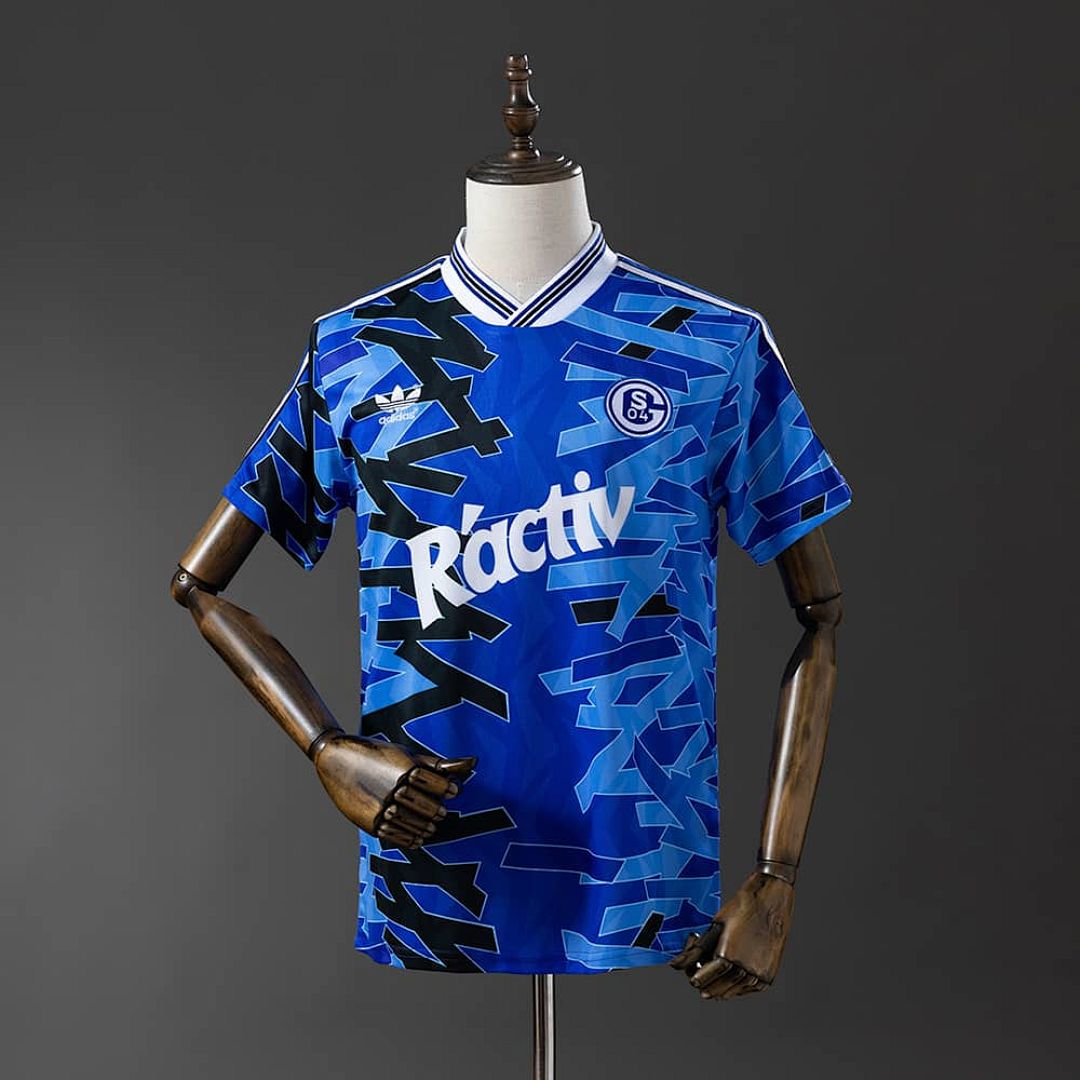 Schalke 04 92_93 Home Retro Jersey S-XXL