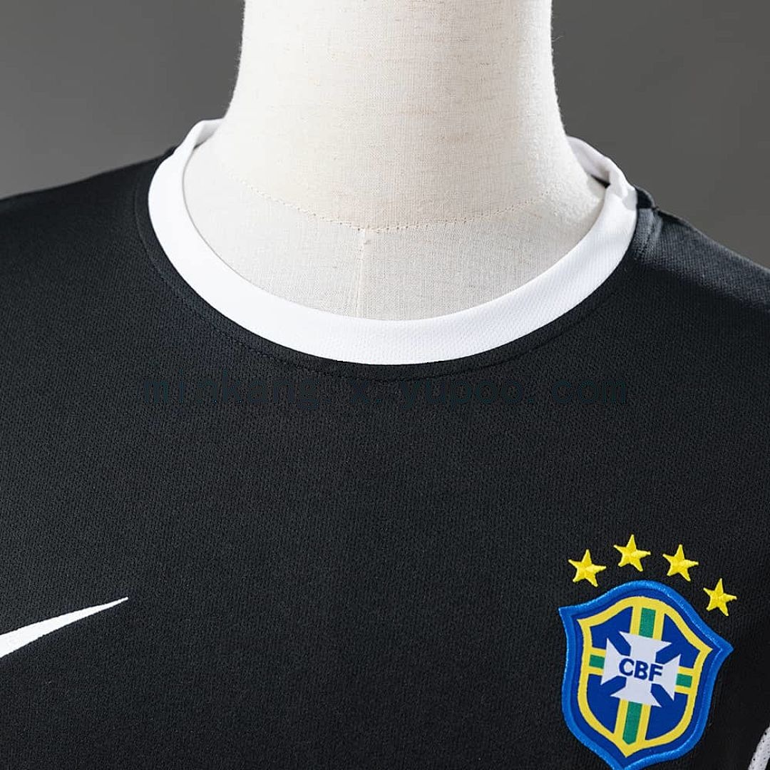Brazil 2002 portero negro camiseta S-XXL 5