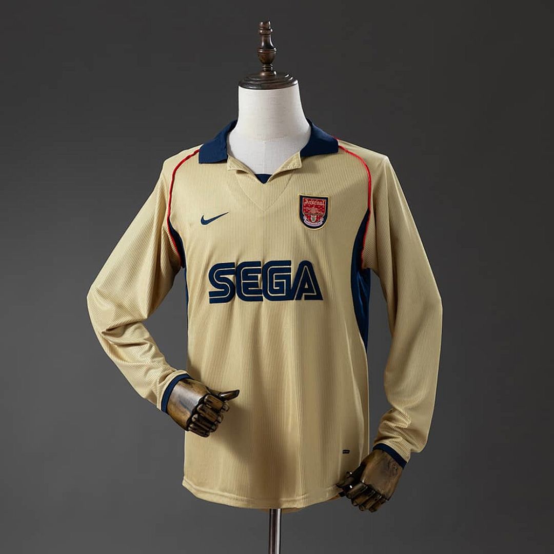 Arsenal 01_02 Away long sleeve Retro Jersey S-XXL