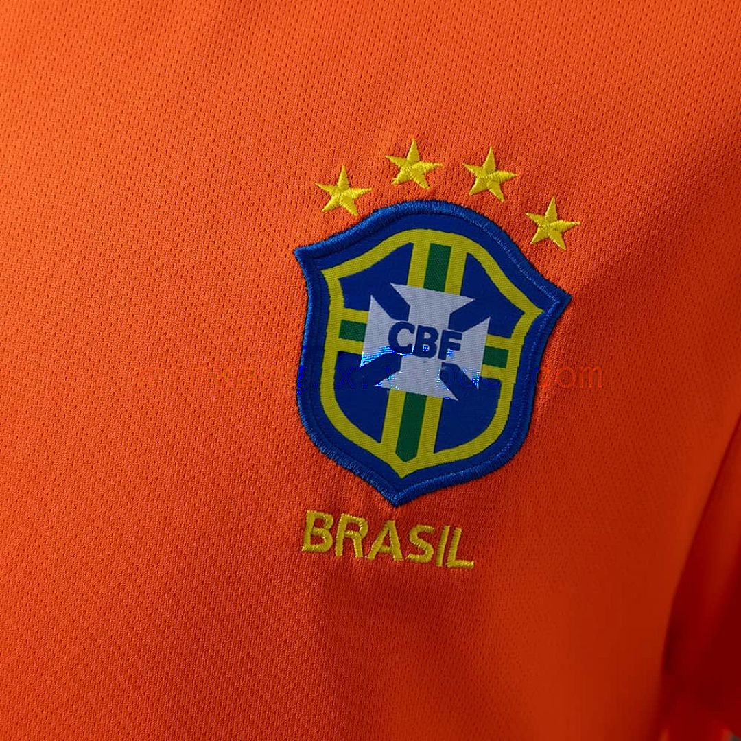 Brazil 1998 Goalkeeper Long Sleeve Retro Jersey S-XXL 6