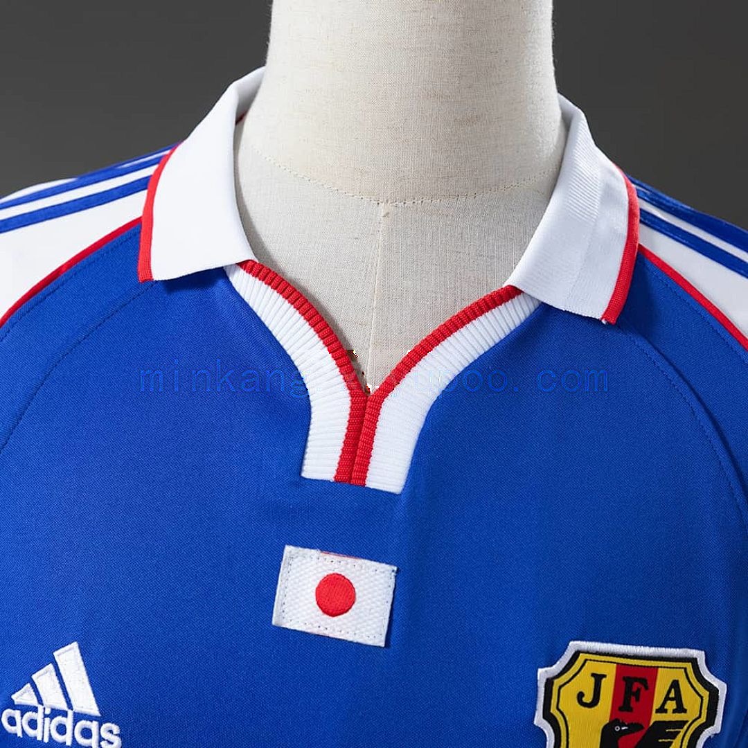 Japan 2000 Home Long Sleeve Retro Jersey S-XXL 7