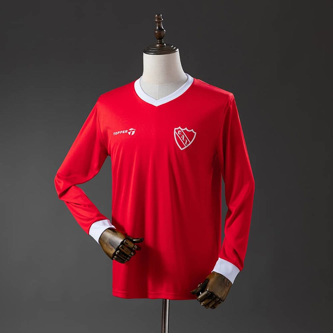 Independiente 82_85 Home Long Sleeve Retro Jersey S-XXL