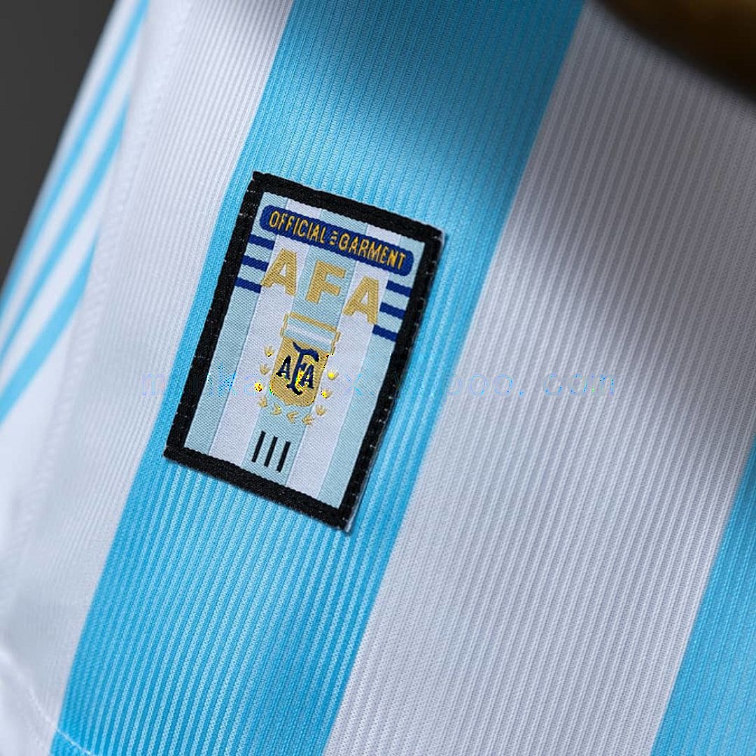 Argentina 1998 local manga larga retro camiseta S-XXL 2