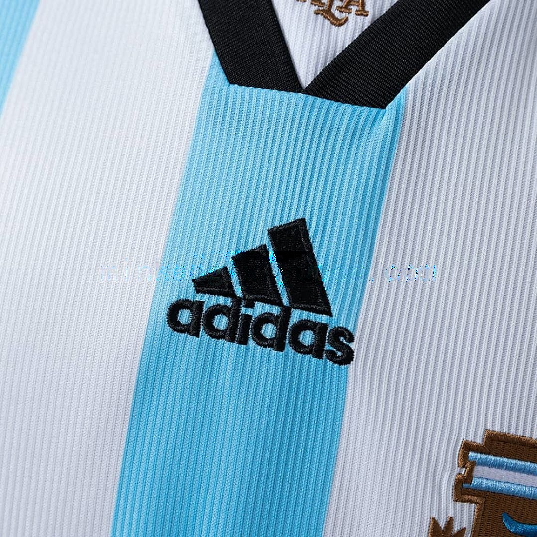 Argentina 1998 local manga larga retro camiseta S-XXL 4